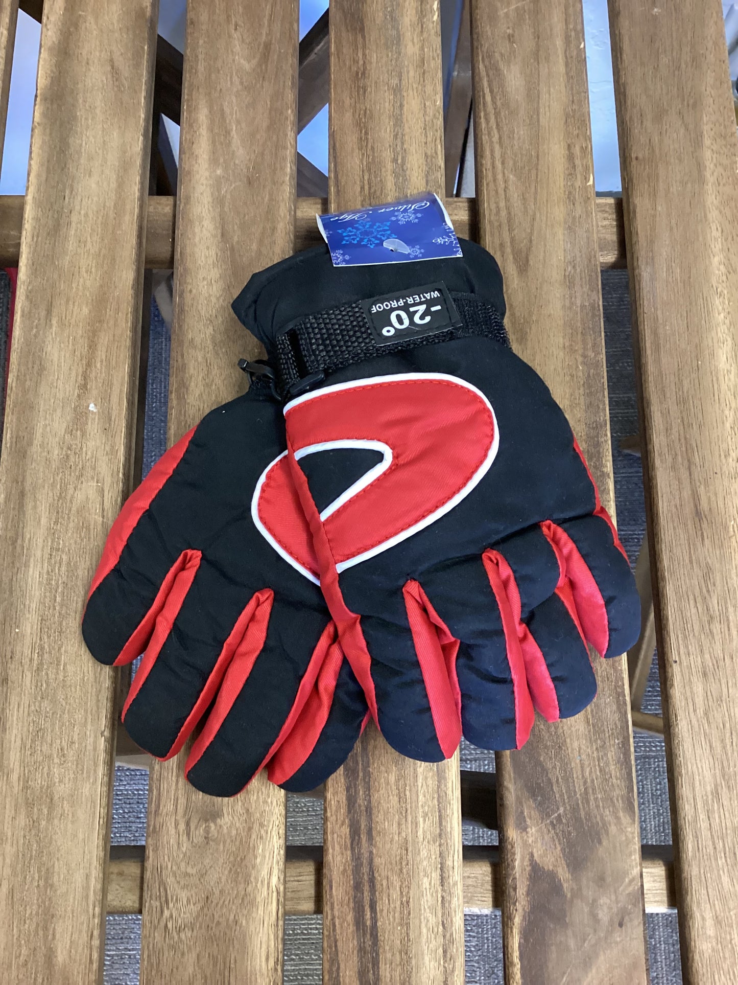 Kids Gloves Red & Black