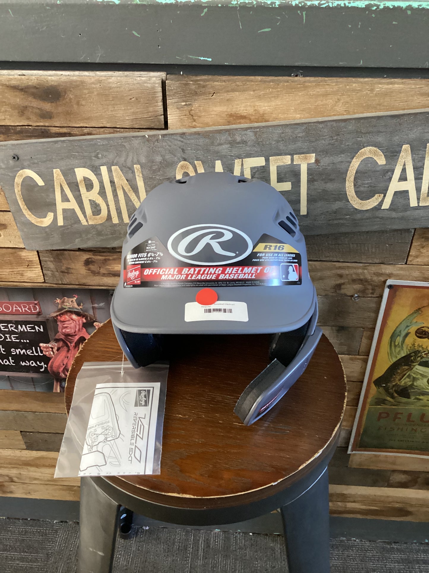Rawlings R16 Batting Helmet Senior Fits 6 7/8-7 5/8