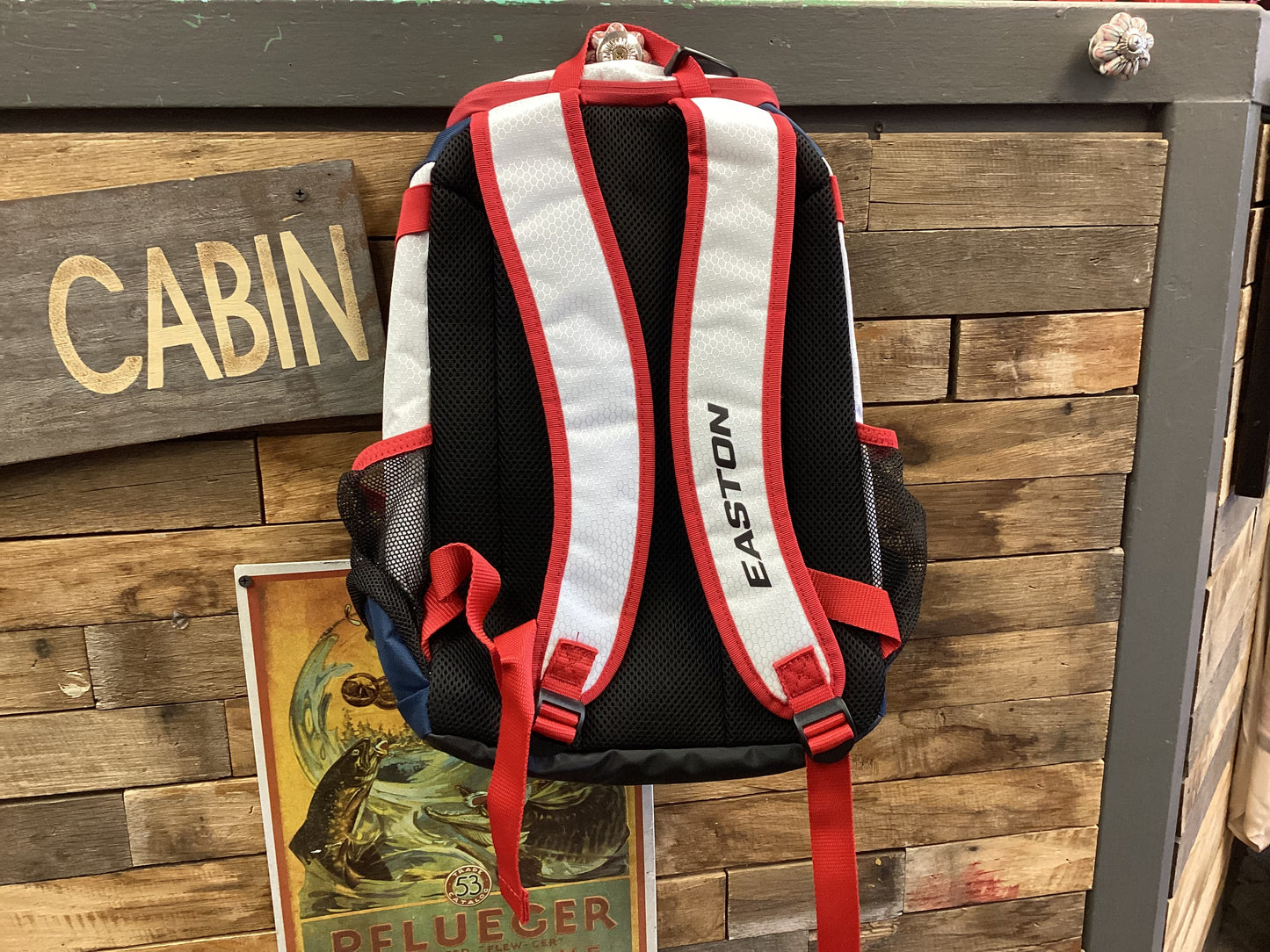 Easton Game Ready Youth Backpack Red/White/Blue