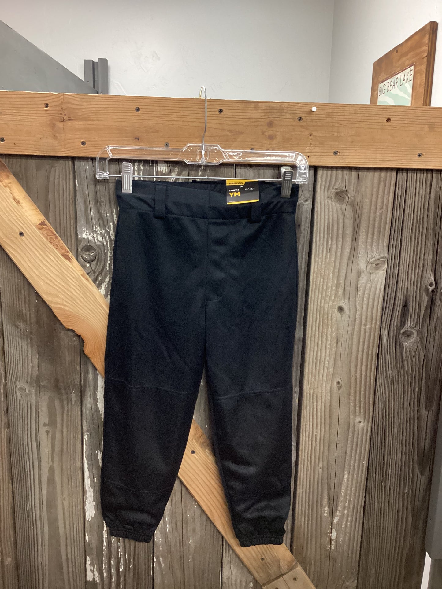 Easton Youth Baseball Pants size 25"-27" Black