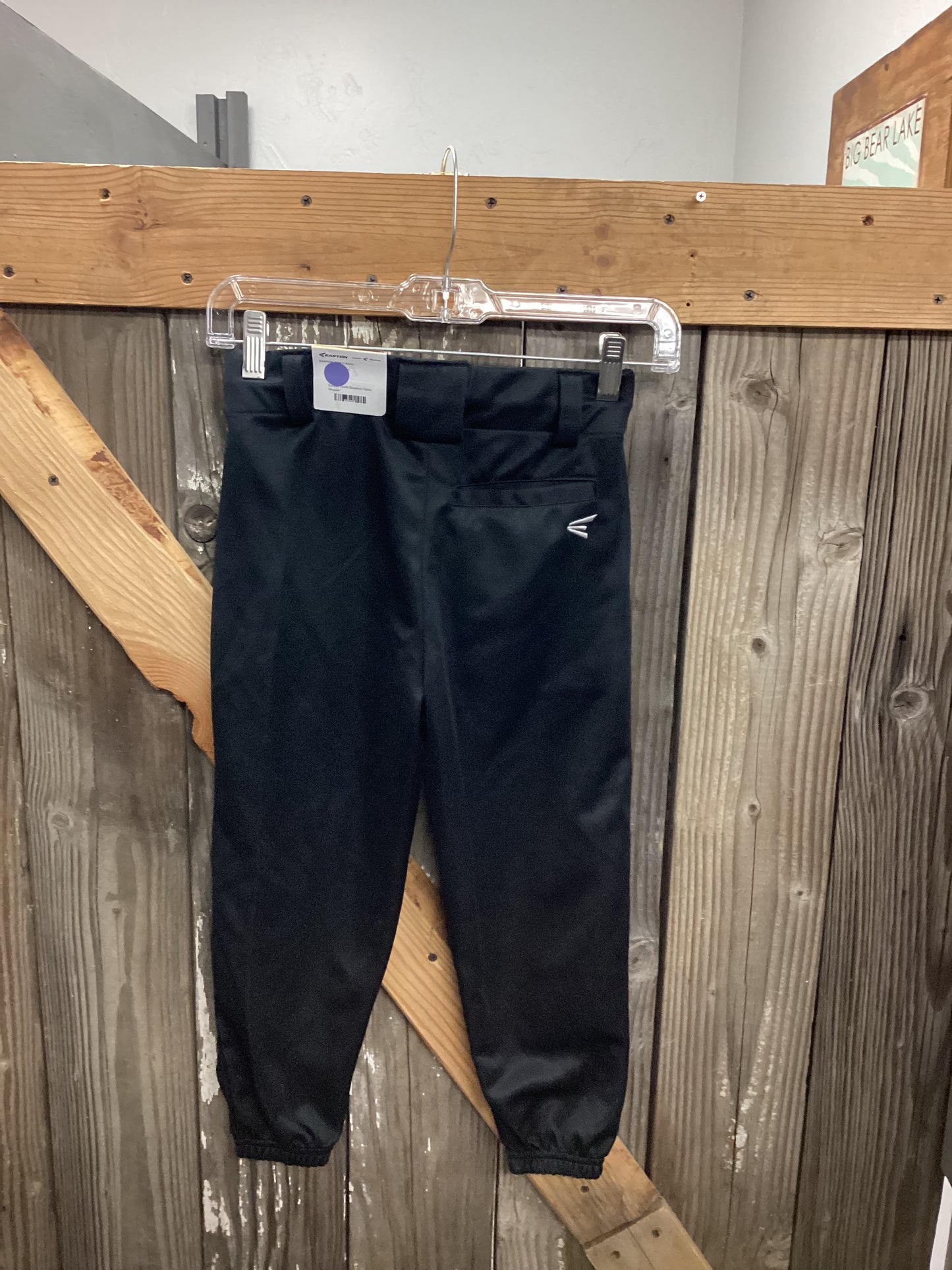 Easton Youth Baseball Pants size 25"-27" Black