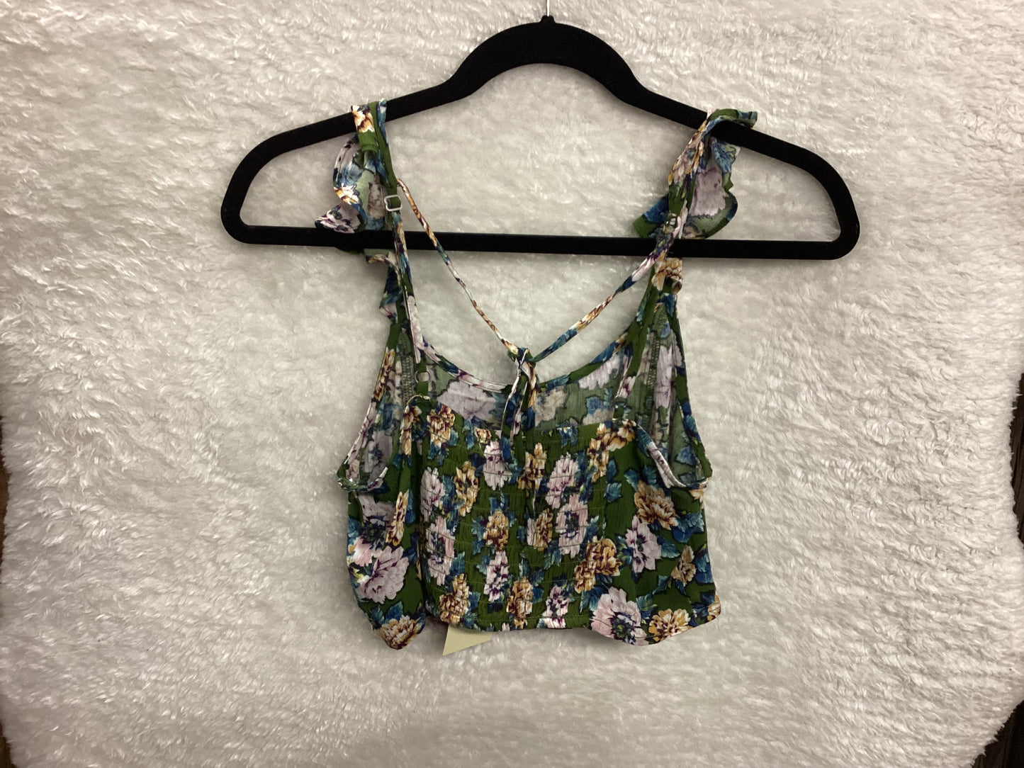 Live to be Spoiled Floral Tank Womens size Medium