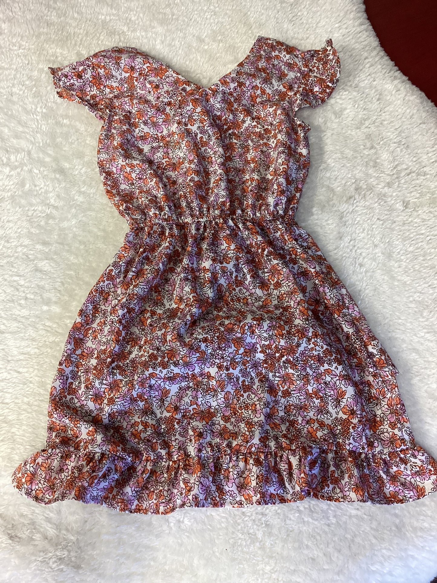Blush Floral Dress Youth size 8