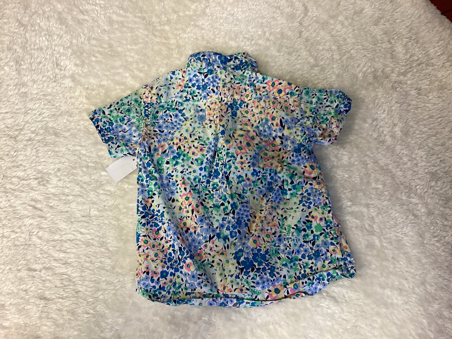 Crewcuts by J. Crew Floral Shirt Youth size 2