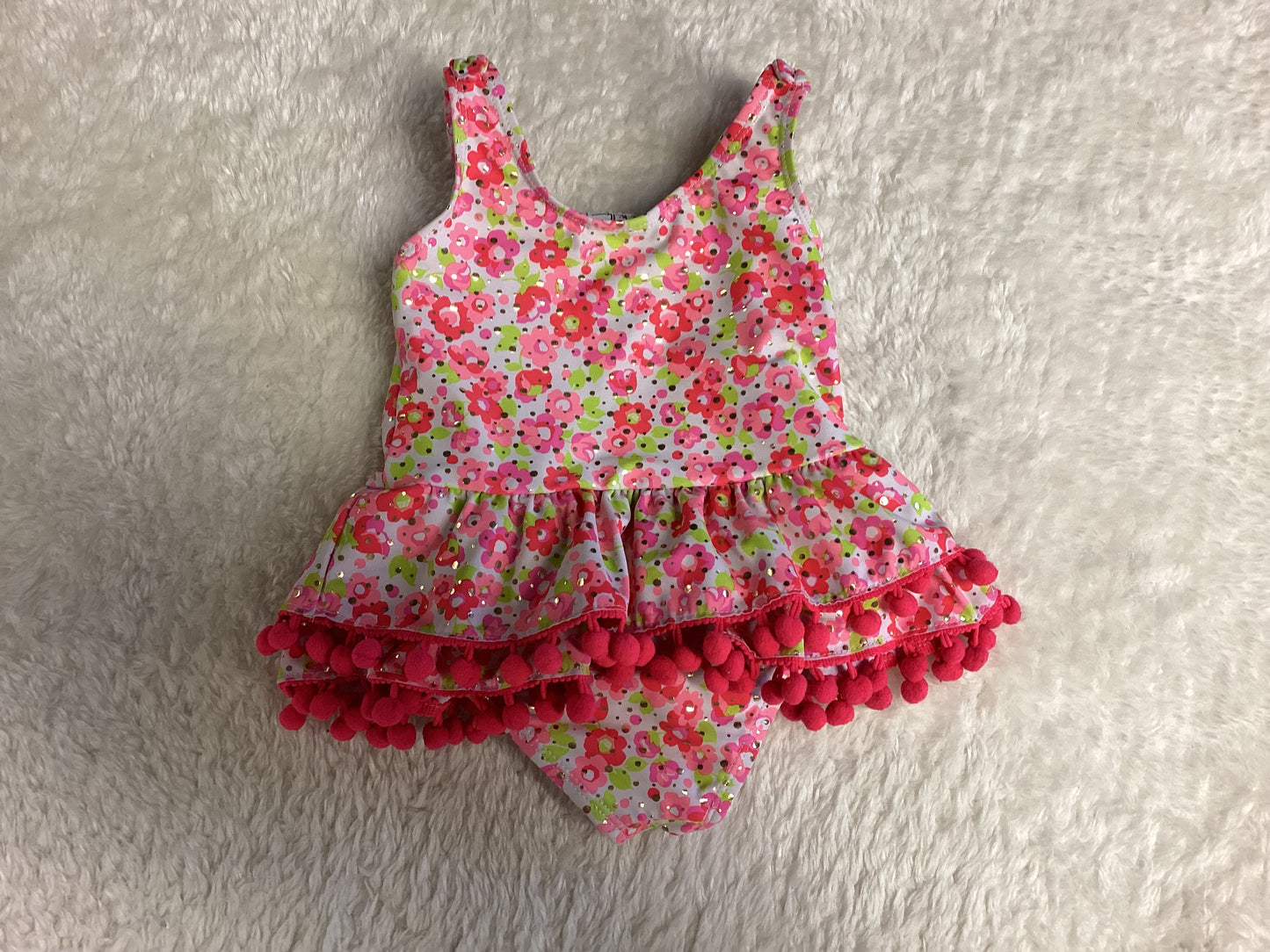 Nicole Miller New York Floral Swimsuit Youth size 2T