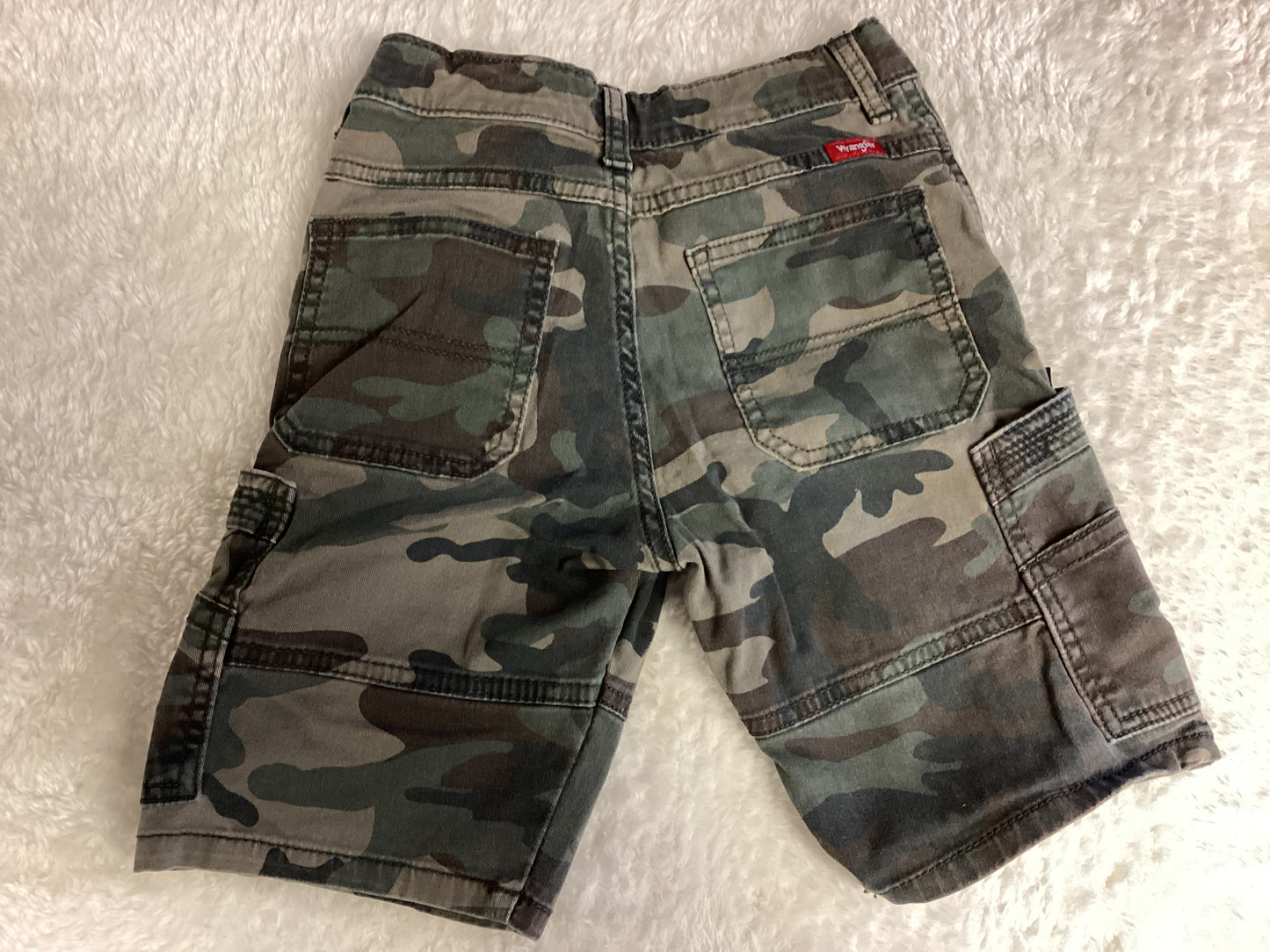 Wrangler Cargo Camo Shorts Youth size 8