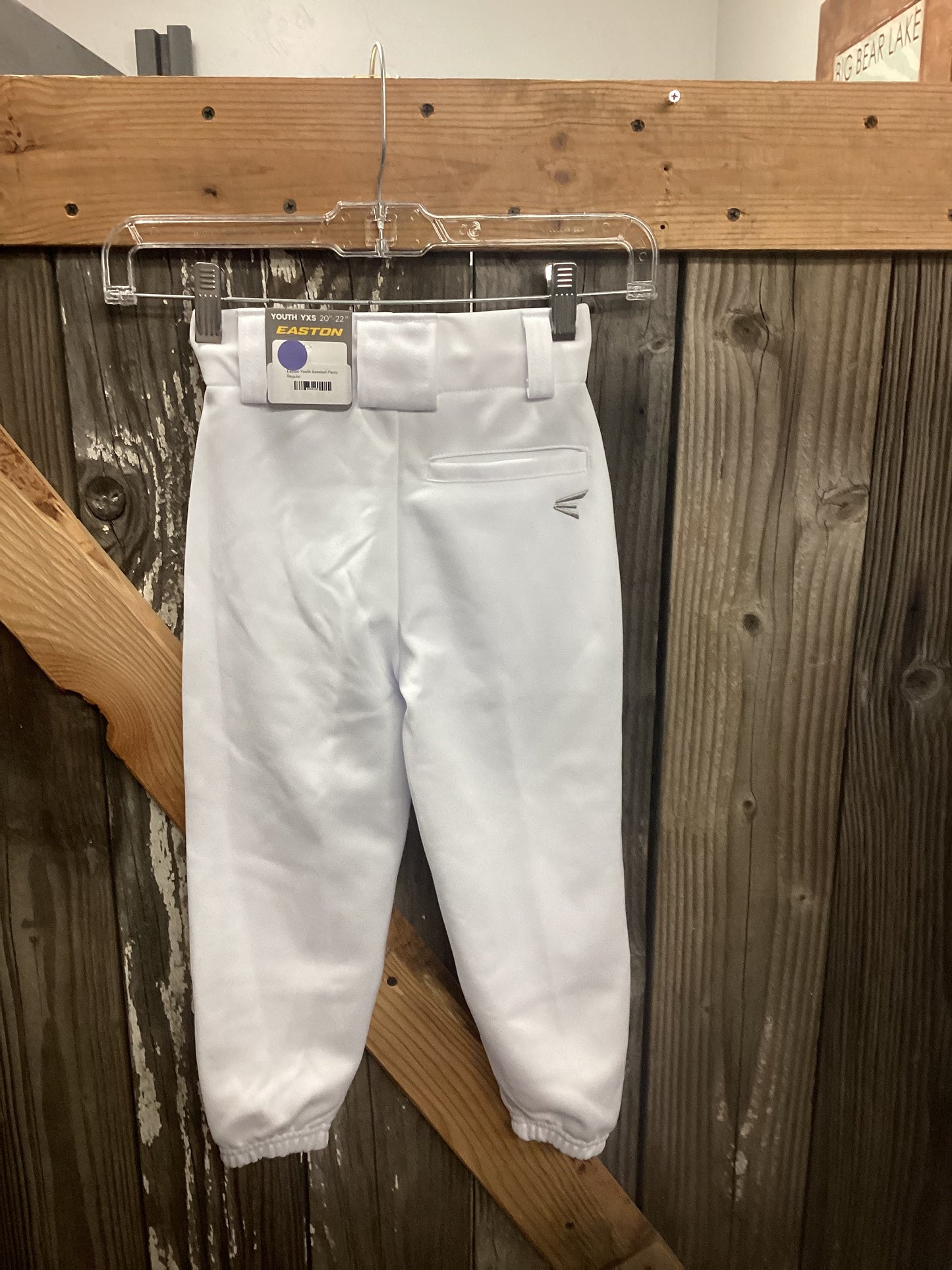 Easton Youth Baseball Pants size 20"-22" White