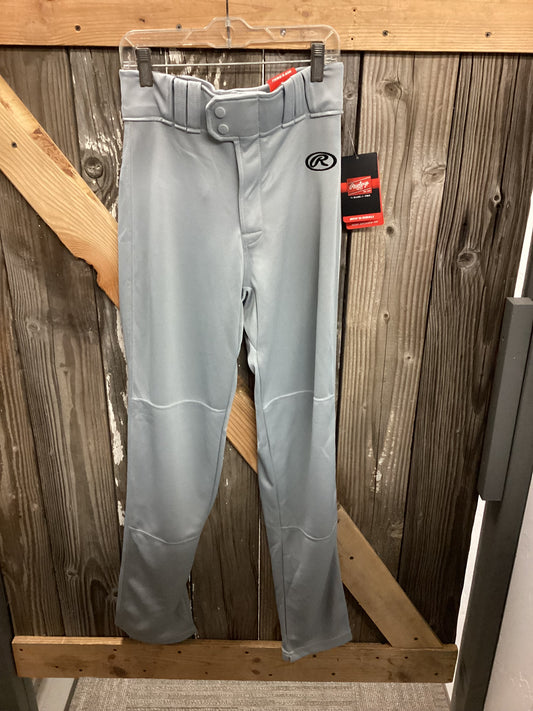 Rawlings Semi-Relaxed Fit Baseball Pant Adult size Small Gray