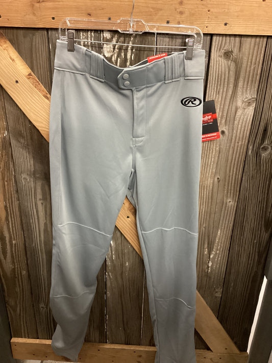 Rawlings Semi-Relaxed Fit Baseball Pant Adult size Medium Gray