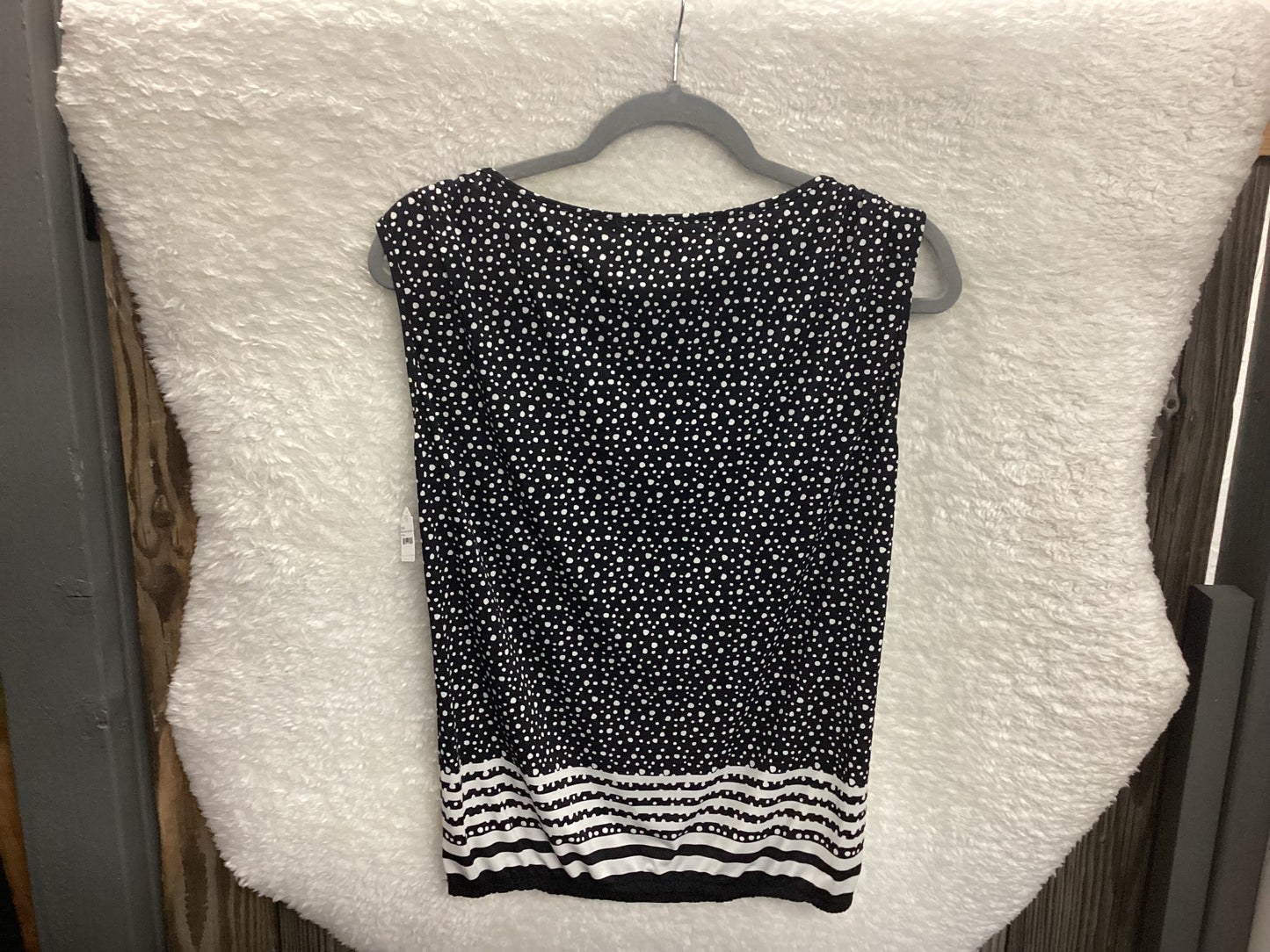 Max Studio Polka Dot Tank Womens size Small