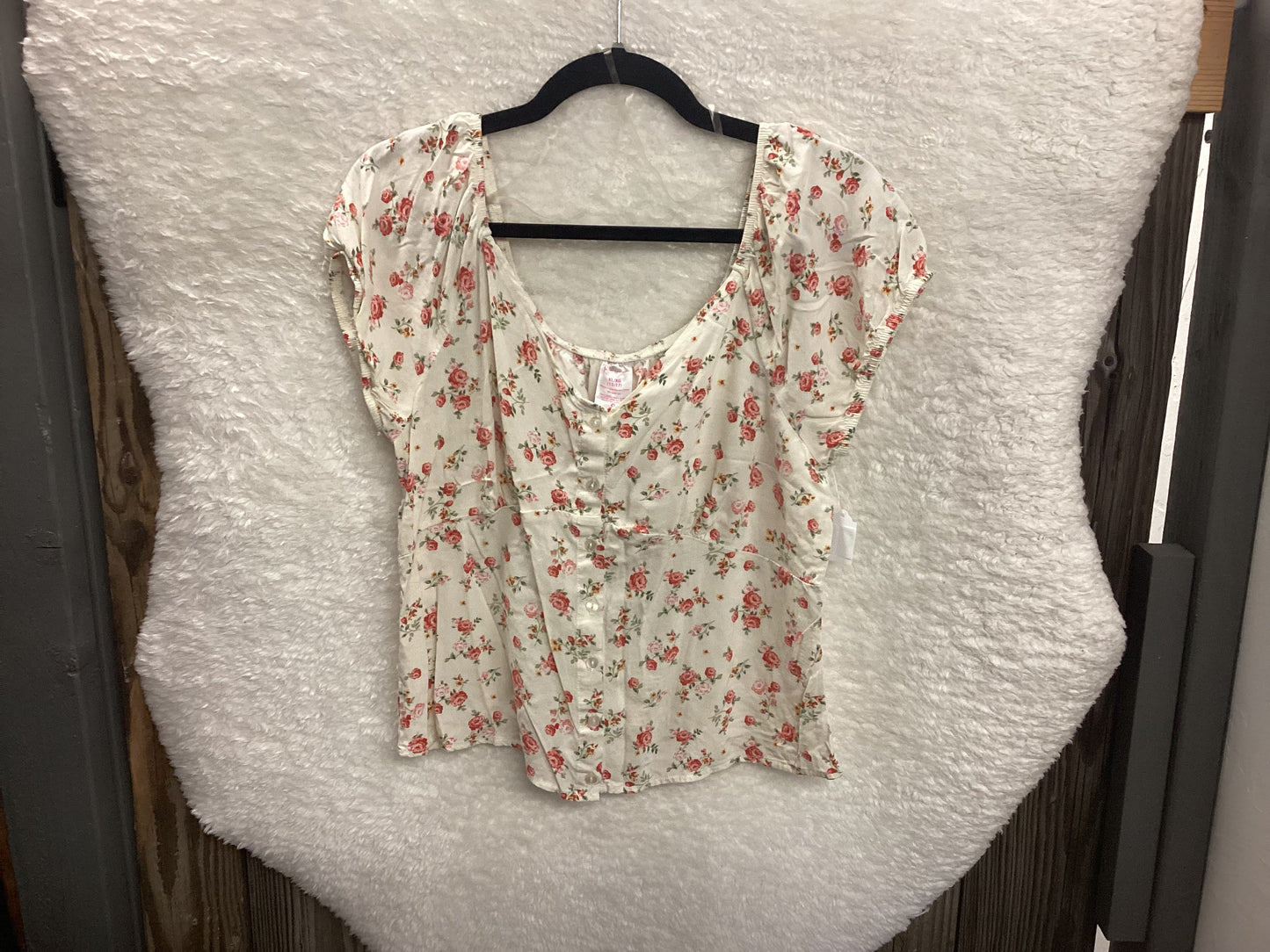 Xhilaration Floral Top Womens size XL