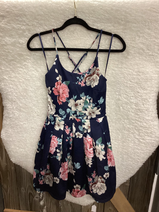 TRAC Floral Dress Womens size Small