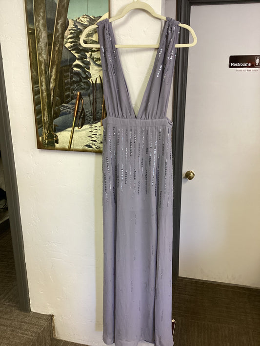 Unbranded Lavendar Sequin Accent Dress