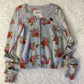 Abercrombie Kids Floral Sweater Youth size Large