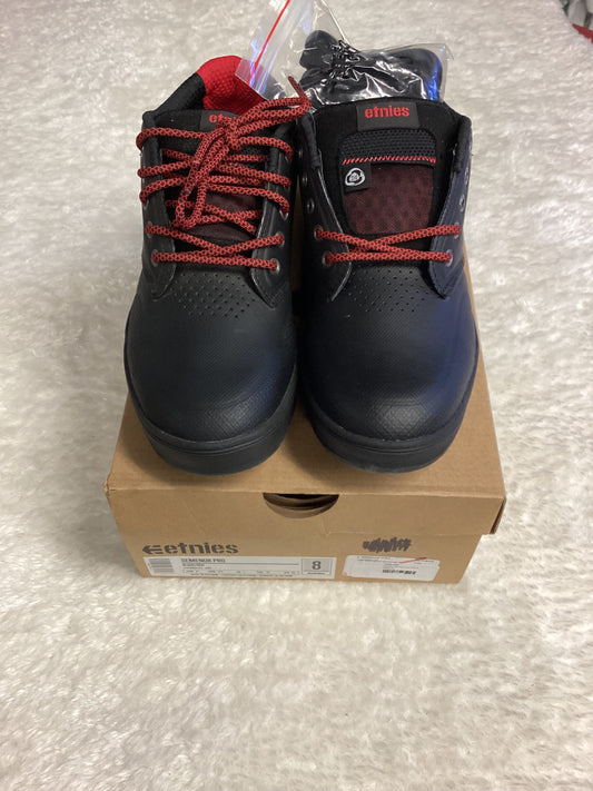 Etnies Semenuk Pro Shoes Mens size 8 Black Red