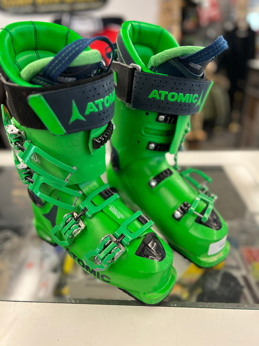 Green Atomic Hawx Ski Boots 130's (7.5)